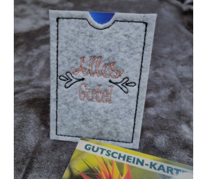 ADVENTSKALENDER 4. Dezember - Stickserie ITH - 14 Geschenkkartenhüllen Vol. 1